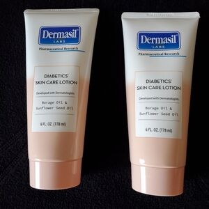 Dermasil Diabetics' Skin Care Lotion Set Of 2 New